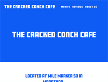 Tablet Screenshot of conchcafe.com